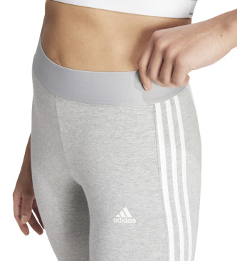 adidas Leggings grigi 3S per l'abbigliamento da casa