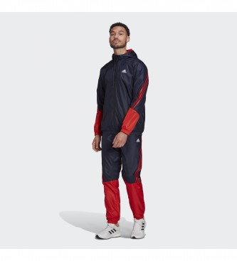 adidas Chndal MTS Wvn Hooded navy, red