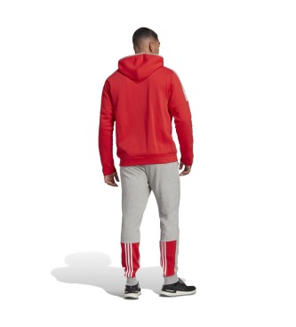 adidas Tracksuit MTS Fleece CB red, grey