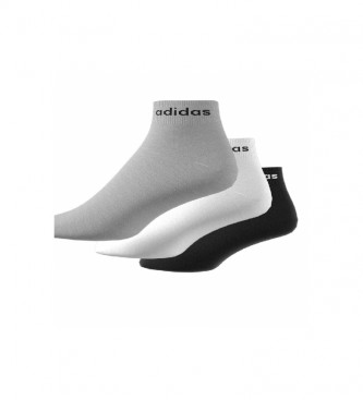 adidas Pack de 3 calcetines NC ANKLE 3PP negro, blanco, gris 