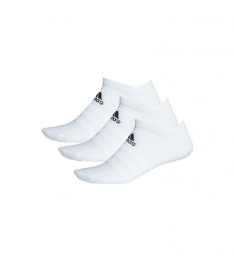 adidas Pack of 3 white Light Low Socks