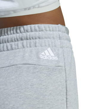 adidas Pantaln corto Linear Frenchy Terry gris