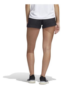 adidas Shorts Woven Pacer Heather 3-Stripes Black