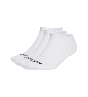 adidas Set of 3 ankle socks white