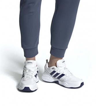 adidas Sneaker in pelle bianca con strutter