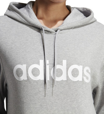 adidas Essentials - Sweat  capuche linaire - gris