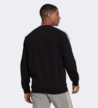 adidas Essentials Fleece 3-Stripes Sweatshirt preto