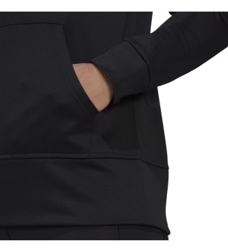 adidas AEROREADY Big Logo hooded sweatshirt black