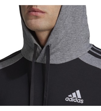 adidas Essentials Mélange French Terry hoodie noir