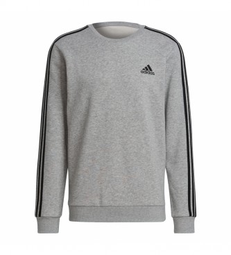 adidas Sweatshirt Essentials Fleece 3-Stripes grey