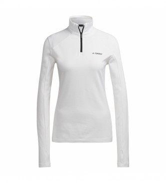 adidas Terrex Everyhike Half-Zip Fleece Sweatshirt white
