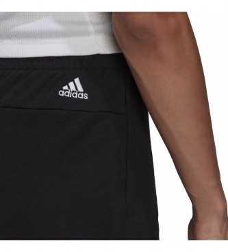 adidas Essentials Slim Logotipo Slim Shorts preto