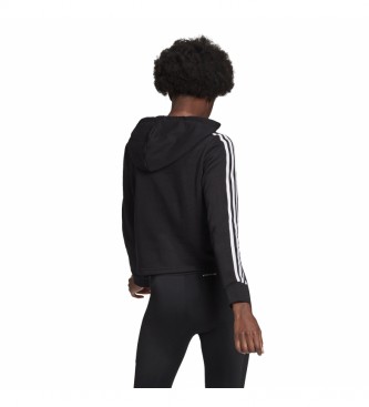 adidas Sweatshirt Essentials Cropped 3-Stripes black 