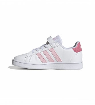 adidas Sneaker Grand Court bianca, rosa