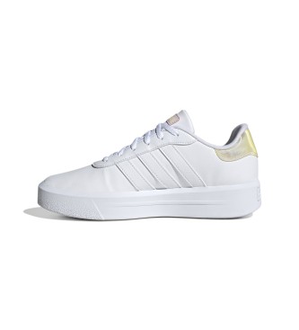 adidas Court Platform white sneakers