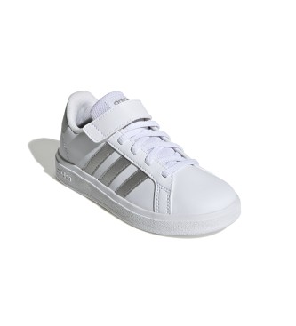 adidas Zapatillas Grand Court Lifestyle Court Elastic Lace and Top Strap blanco