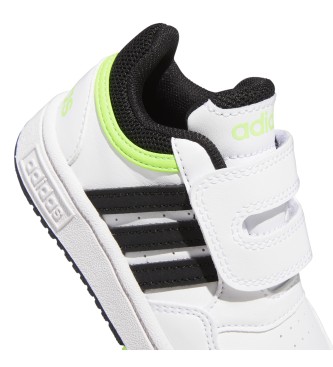 adidas Sneaker Hoops bianca, nera