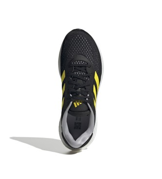 adidas Chaussure Supernova 2.0 noire, jaune
