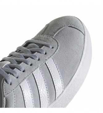 adidas VL Court - Baskets en cuir gris