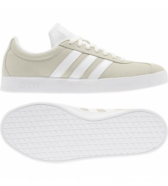 adidas VL Court beige leather sneakers - Esdemarca Store fashion, footwear  and accessories - best brands shoes and designer shoes