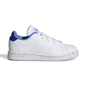 adidas Chaussures Advantage K blanches, bleues