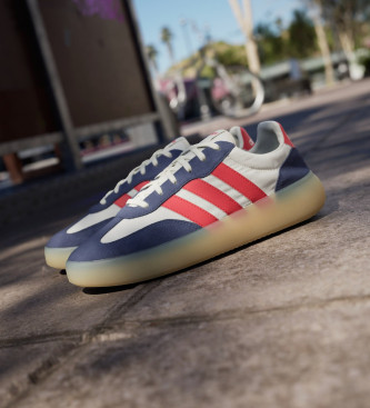 adidas Skórzane sneakersy Barreda Decode białe