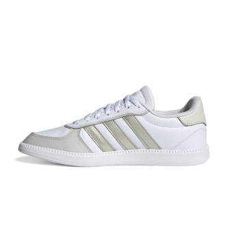 adidas Breaknet Sleek Leder Turnschuhe wei