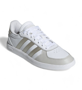 adidas Breaknet Sleek Leder Turnschuhe wei