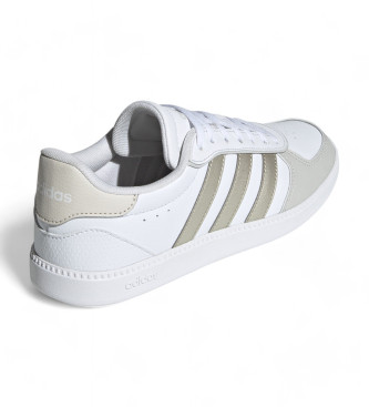 adidas Breaknet Sleek Leather Sneakers biały