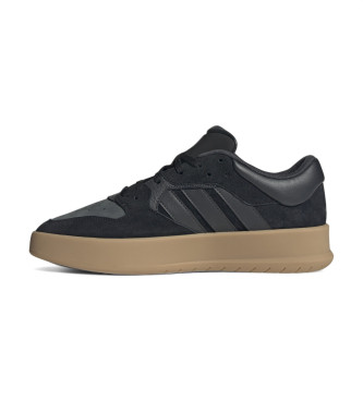 adidas Court 24 leren sneakers zwart