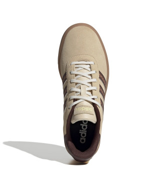 adidas Zapatillas de Piel Court Platform marrn