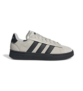 adidas Sapatilhas de couro s riscas cinzentas