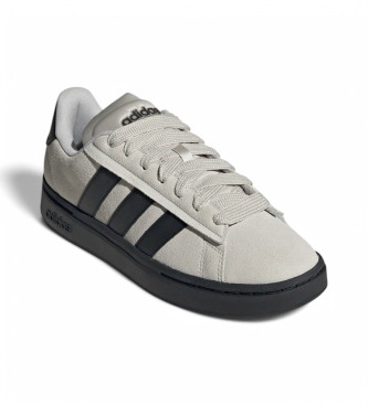 adidas Sapatilhas de couro s riscas cinzentas