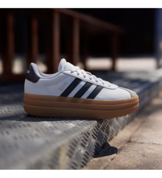 adidas VL Court Bold Lifestyle sapatilhas de couro brancas