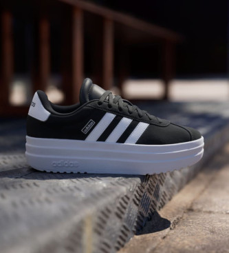 adidas VL Court Bold Lifestyle usnjene superge črne barve