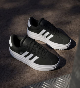 adidas VL Court Bold Lifestyle usnjene superge črne barve