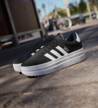 adidas VL Court Bold Lifestyle usnjene superge črne barve