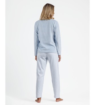 Admas Pajamas Long Sleeves Double Velvet Soft Pico  