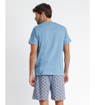 Admas DIVER Morning Pyjama met korte mouwen  