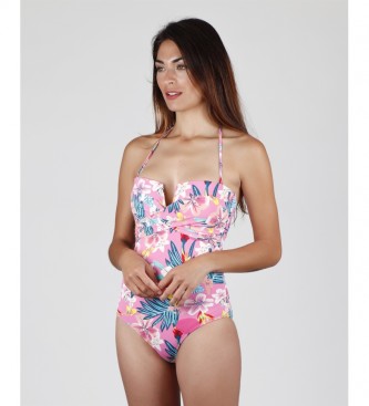 Admas Pink Capri Cup Swimsuit