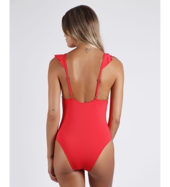 Admas  Summer Frill Cup swimming costume red