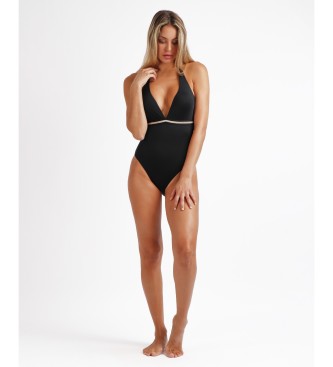 Admas Sport Luxe Halter Swimsuit black