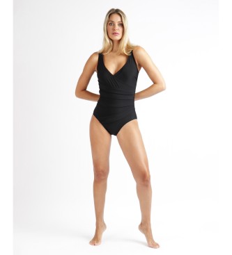 Admas Curvy Pleated Reducer Swimsuit black