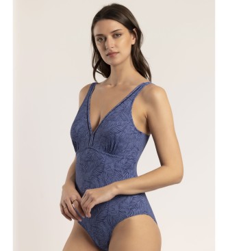 Admas Maillot de bain bleu Vainica