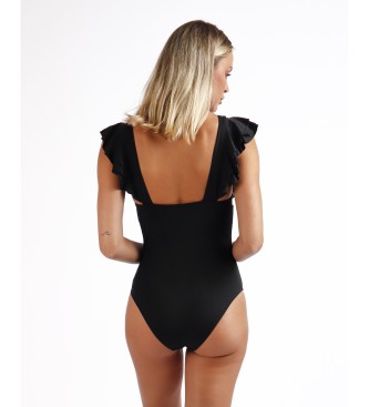 Admas Summer Frilla Ruffle Swimsuit black