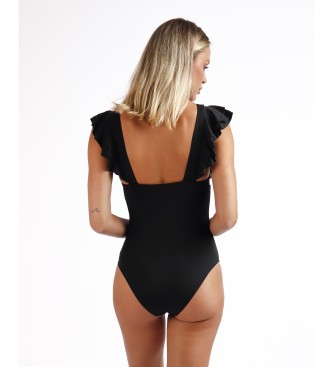 Admas Maillot de bain  volants Summer Frilla noir