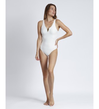 Admas Waves swimming costume white