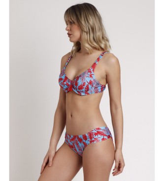Admas Bikini Aro Blau und Rot Hawaii Trkis