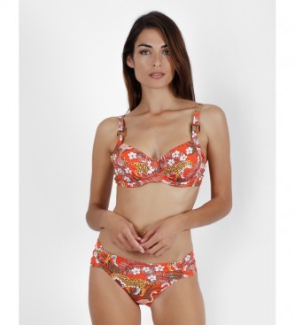 Admas Bikini Arancione con Ferretto Jungle Fever