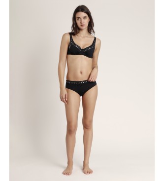 Admas Bikini Aro Metallic Stones Noir